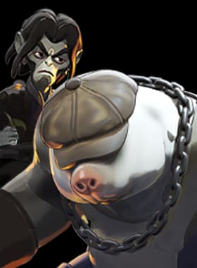Mo & Krill hero card art