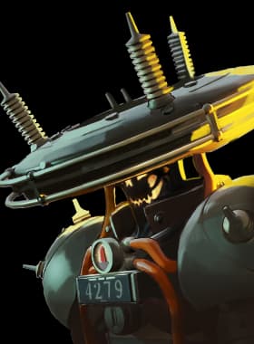 Seven hero card art